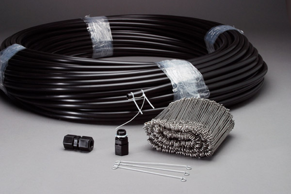 Non-Split Conduit Kit - Black Conduit - 1/2\" diameter